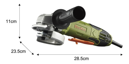 Esmeril Angular Eléctrico 4 1/2 820w Bauker