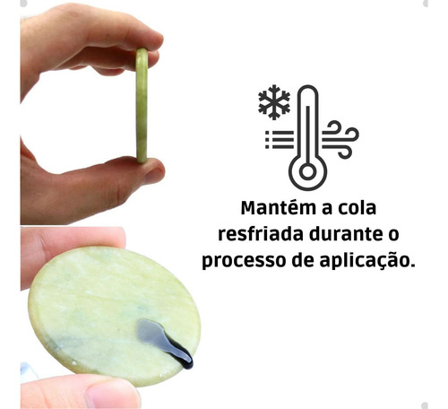 Pedra Jade -alongamento De Cílios Cola Extensão Volume Russo