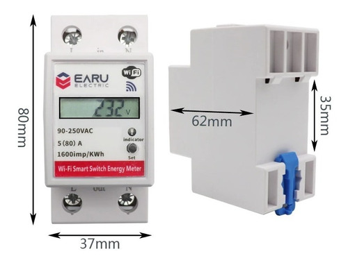 Medidor Eléctrico Monofasico