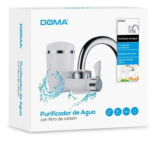 Kit Purificador De Agua Con Filtro De Carbon Y Ceramica Doma