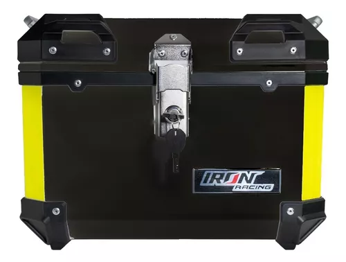 Maleta Top Case Para Moto Iron Racing Negro 45l Reflejantes