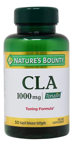 Nature's Bounty Cla 1000mg 50 Softgels - Tonalin