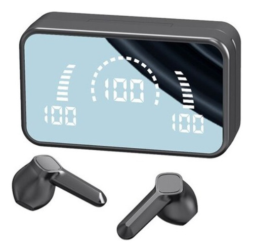 Audífonos Bluetooth Con Espejo + Banco De Batería Celular