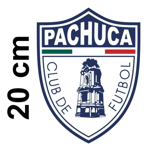 Stickers Pachuca Futbol # 2 ( Vinil 20 Cm ) 1 Pza