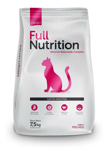 Alimento Balanceado, Gatos Adultos, Full Nutrition 7.5kg