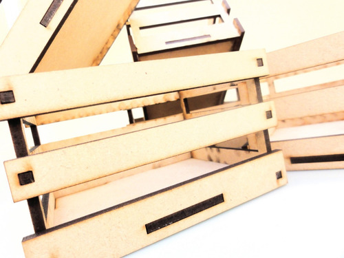 Imagen 4 de 5 de Candy Bar Cajon Verdulero Mini X 10 - Mdf / Fibrofacil