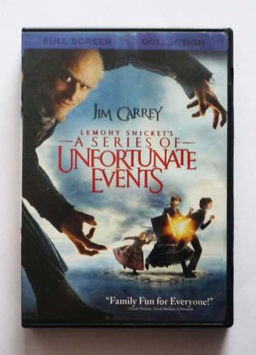 Lemony Snickets A Series Of Unfortunate Events - Dvd Video 