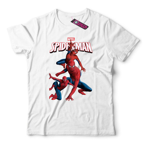 Remera Marvel Spiderman Hombre Araña Pelicula Mv32 Dtg