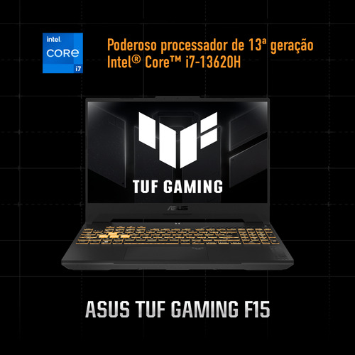 Notebook Asus Tuf Gaming F15 I7 Rtx4060 16ram 512ssd W11