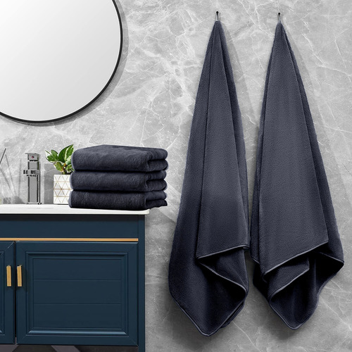 Conjunto De 5 Peças De Toalha De Banho M Para Quarto: Algodã