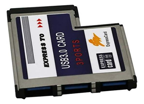 Jmt 3 Puertos Ocultos Dentro De Usb 3.0 A Expresscard De 54