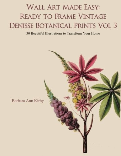 Wall Art Made Easy Ready To Frame Vintage Denisse Botanical 