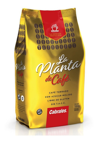 Imagen 1 de 1 de Café Molido La Planta De Café Cabrales Libre Gluten Sin Tacc