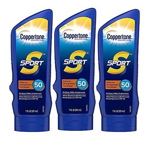 Protector Solar Coppertone Sport Spf 50 X3