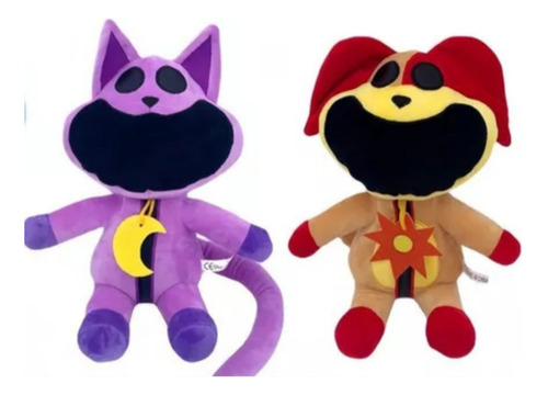 Smiling Cretters Catnap Dogday Peluches Ambos