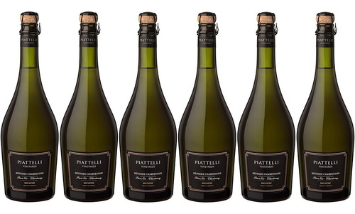 Caja X6 Piattelli Brut Nature 750 Ml