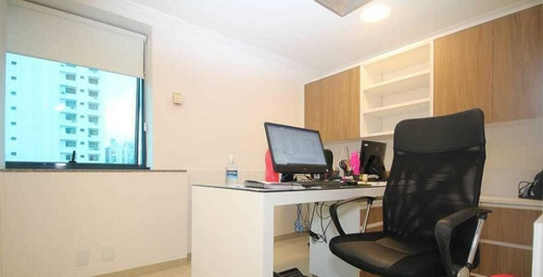 Imagem 2 de 14 de Sala Comercial Luxo 3 Salas + Recepção Prédio Ótimo