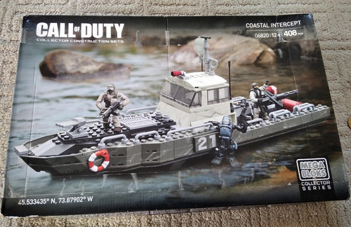 Mega Bloks Call Of Duty Coastal Intercept ( Set 2014 ) (Usado)