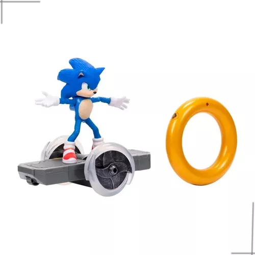 Boneco Pelúcia Sonic - Filme Game Jogo Brinquedo Personagem