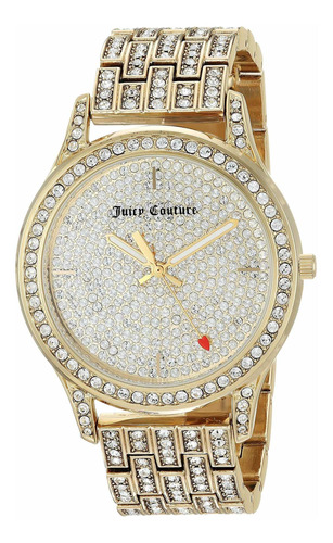 Reloj Mujer Juicy Couture Jc-1044pvgb Cuarzo Pulso Dorado En