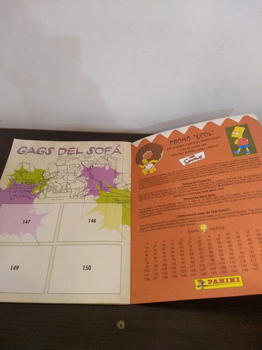Album The Simpsons Con 21 Figuritas Muy Buen Estado (Usado)