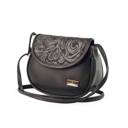 Imagen 1 de 3 de Bolsa Dama Piel Cincelada Artesanalmente Bolso Mujer Moda