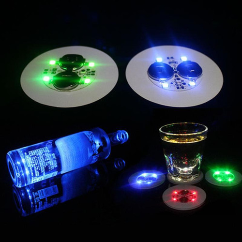 Botella De Glorifier 50 Unidades, Pegatinas Led, Portavasos