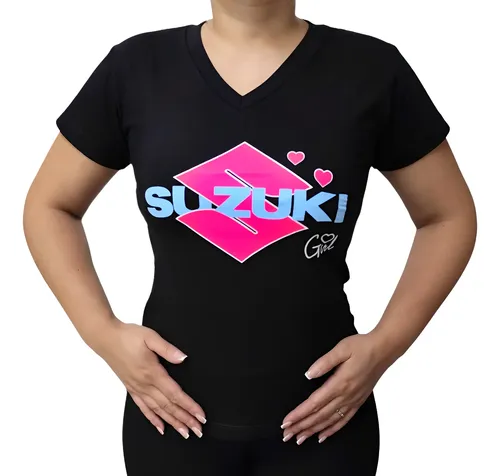 Baby Look Feminina Suzuki Srad 750 1000 Gsx S Hayabusa