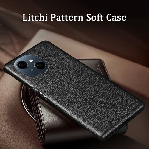 Funda Para Tecno Spark Go 1 Pop 9 Silicona Litchi Textura