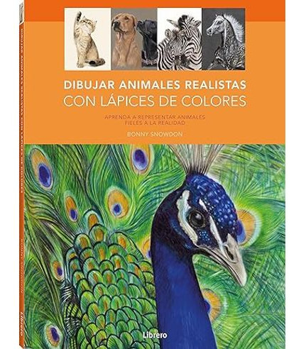 Libro Dibujar Animales Realistas Con Lapices De Colores
