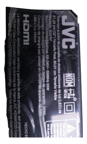 Tarjeta T-con Para Tv Jvc Si32rf (Usado)