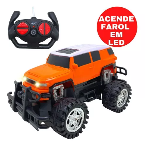 Carrinho De Controle Remoto 4x4 Off Road Grande