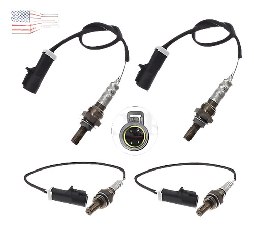 4 X Oxígeno O2 Sensor 1 Y 2 Para 1999-2003 Ford Mustang 3.8l