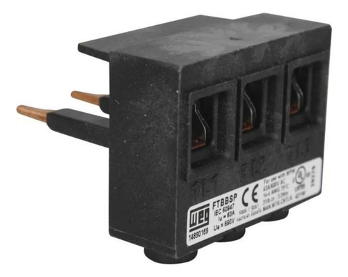 Conector Disjuntor-motor Ftbbsp Mpw40 690v 63a 14890169 Weg