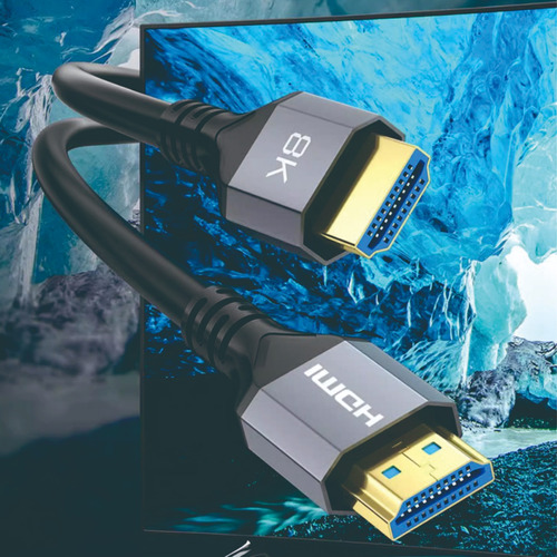 Cable Hdmi 3 Metros 8k Version 2.1 48 Gbps Soporte 3d