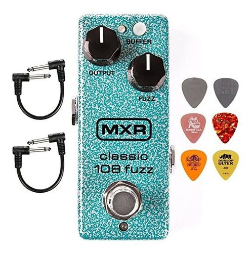 Paquete De Minipedales De Efectos Mxr M296 Classic 108 Fuzz