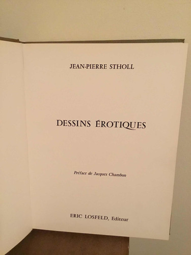 Dessins  Erotiques - Jean Pierre Stholl