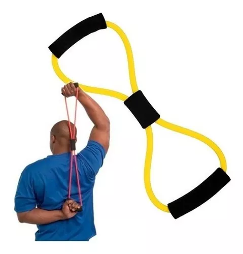 Bandas elasticas en 8 fitness 