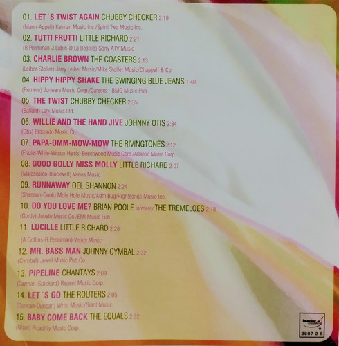 Rock & Roll Cd Nuevo Fiesta Con 15 Éxitos Grandes Artistas
