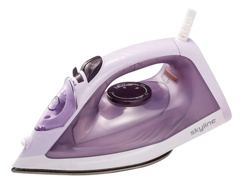 Plancha De Vapor Antiadherente Para Ropa Skyline 1200w Color Lila