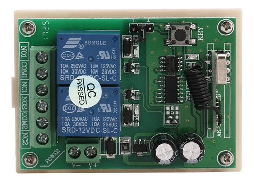 Receptor Rele Sem Fio 2 Canais Contato Seco 2 Control 5~245v