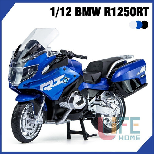 1/12 R1250gs Miniatura Modelo Moto Con Luz Y Sonido Base
