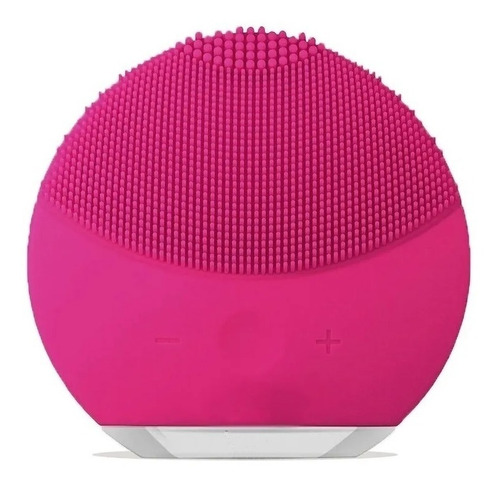 Limpiador Facial Masajeador Recargable Usb Fucsia