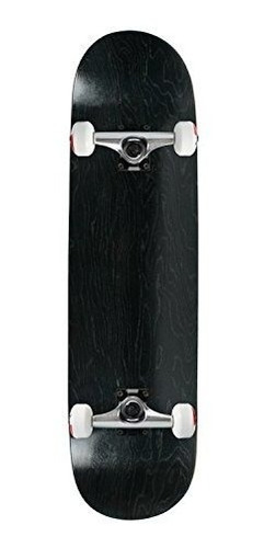 Skateboard Moose 8.5  Negro Plateado/blanco