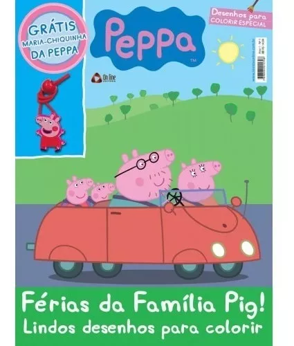 Livro Infantil Peppa Pig - Colorir Especial + Brinde