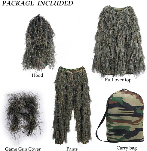 Imagen 4 de 6 de Traje De Camuflaje Para Caza Táctica- Varias Tallas