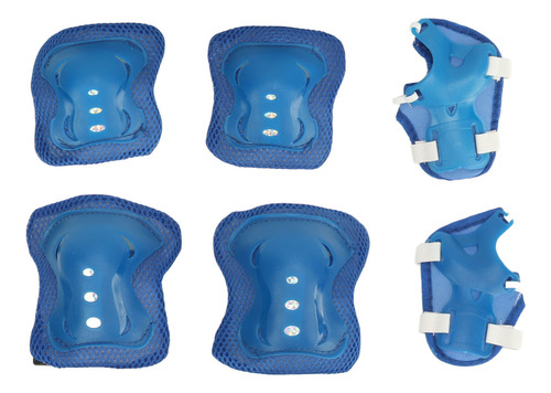 Rodilleras Y Coderas Blue Kids, Esponjas Suaves Para Patinaj