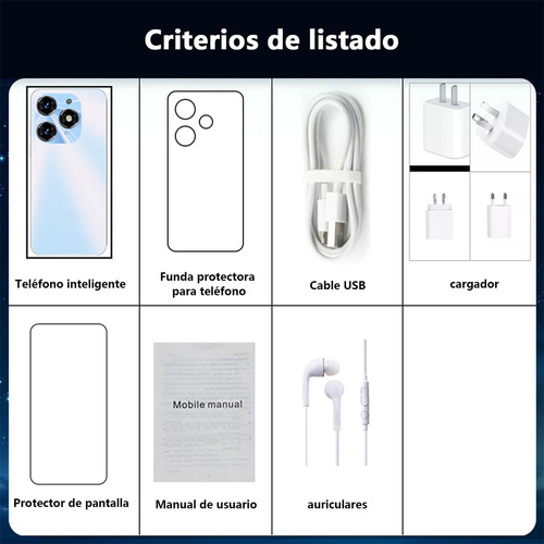 Celular Android Spark 10 Pro De 5.0 En Azul