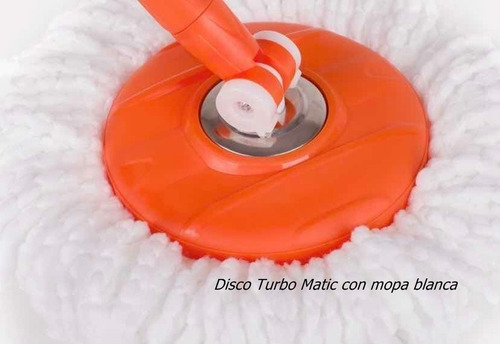 Imagen 3 de 4 de Cabezal Disco Porta Mopa Repuesto Para Turbo Matic Con Mopa