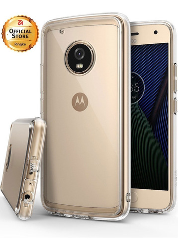 Funda Moto G5 Plus Rearth Ringke ® Fusion Clear Original.